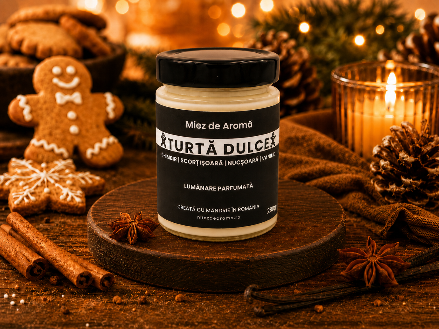 Lumânare parfumată Turtă Dulce - imagine 4